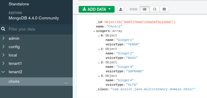 Spring boot mongodb create on sale database